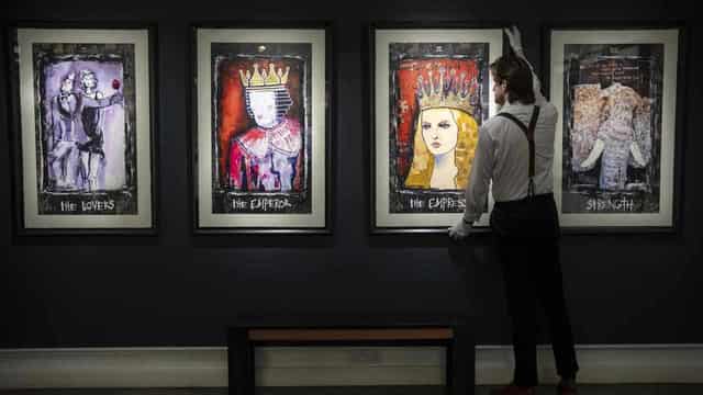 Johnny Depp turns to tarot to inspire art collection