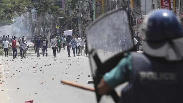 Bangladesh army enforces curfew as protests spiral