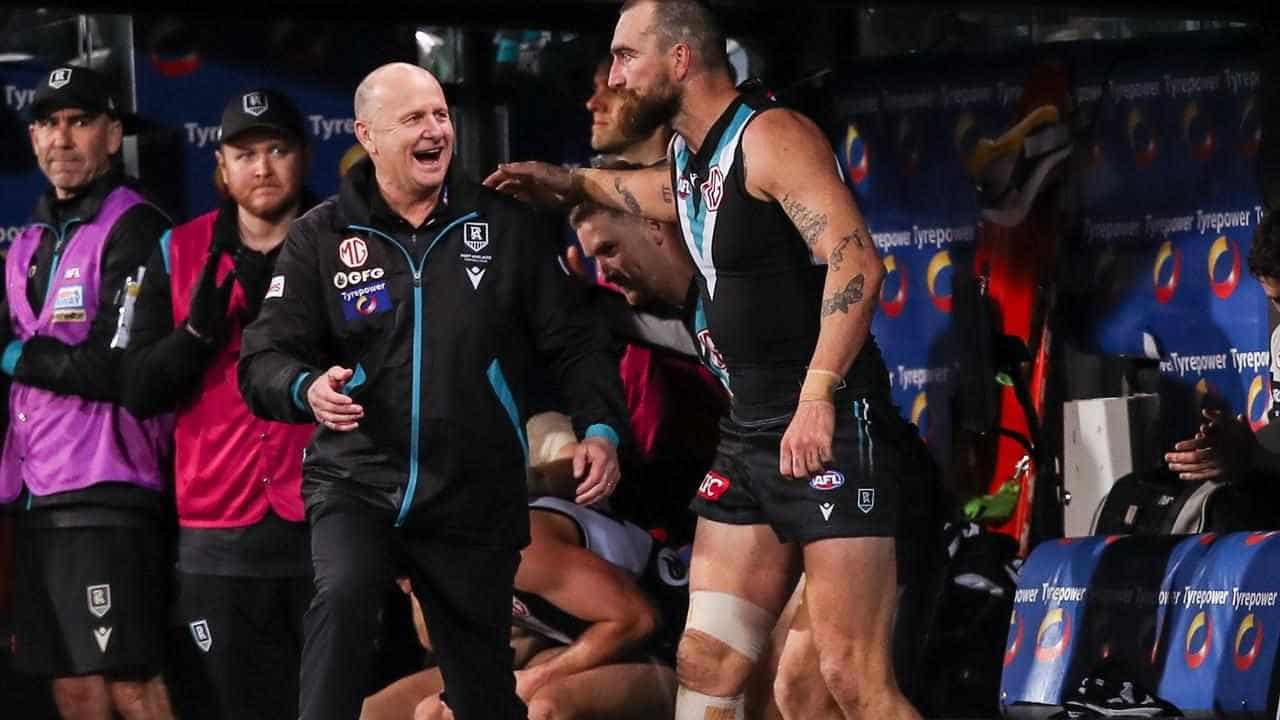 I picked a fight with Dixon, says Port Adelaide coach