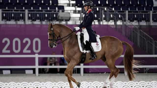 Champion British rider Dujardin whipped horse's legs