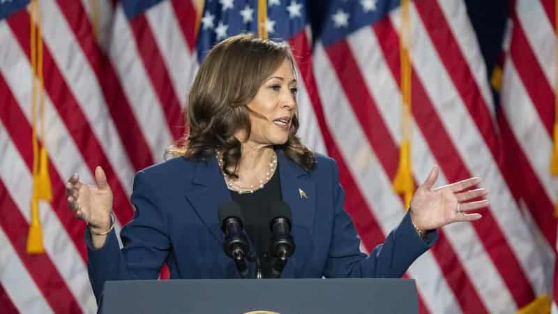 Harris bashes Trump over 'fear and hate' at first rally