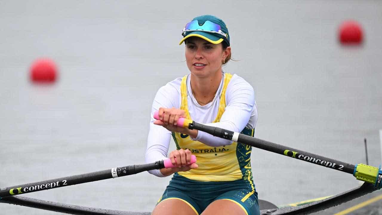 Rower Rigney gets gold medal quest off to strong start