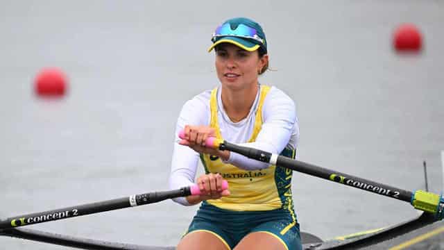 Rower Rigney gets gold medal quest off to strong start