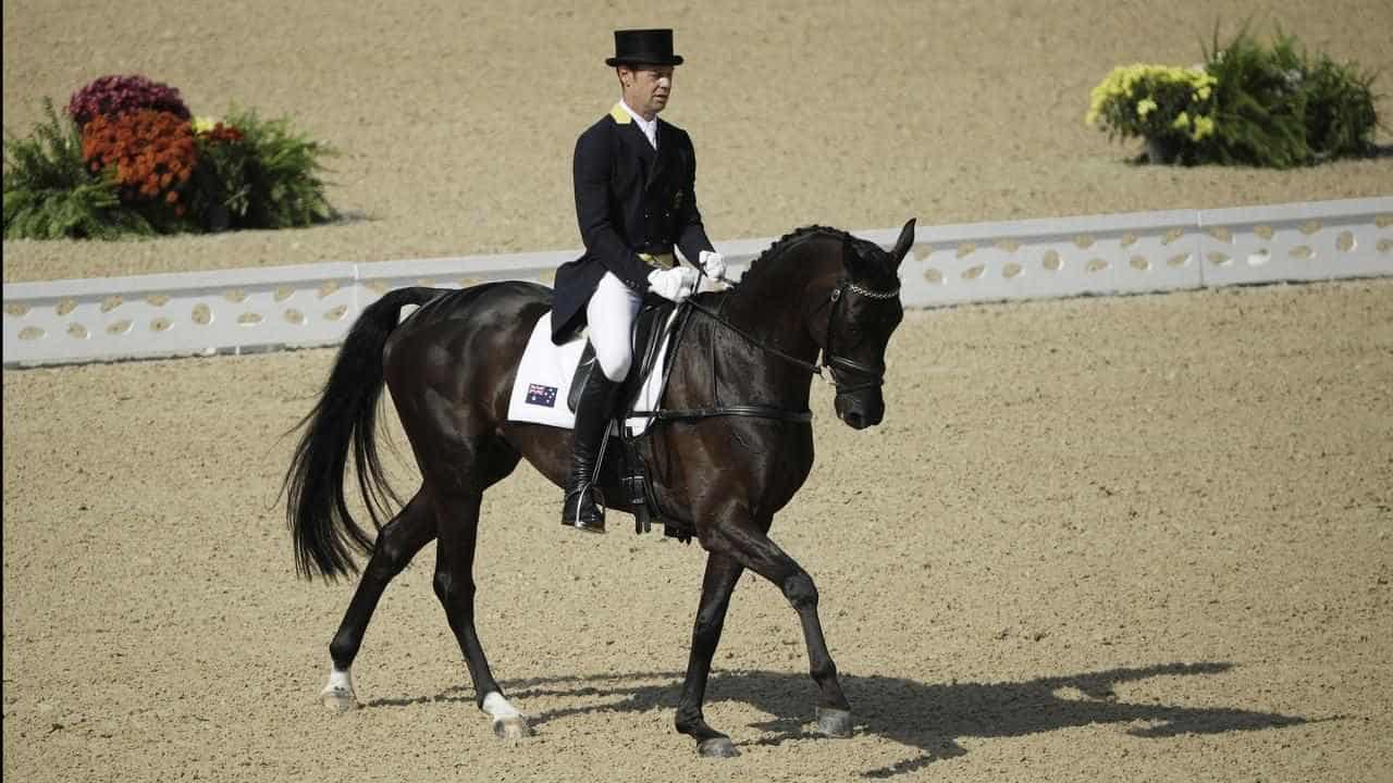 Burton stars at Versailles in Olympic eventing dressage