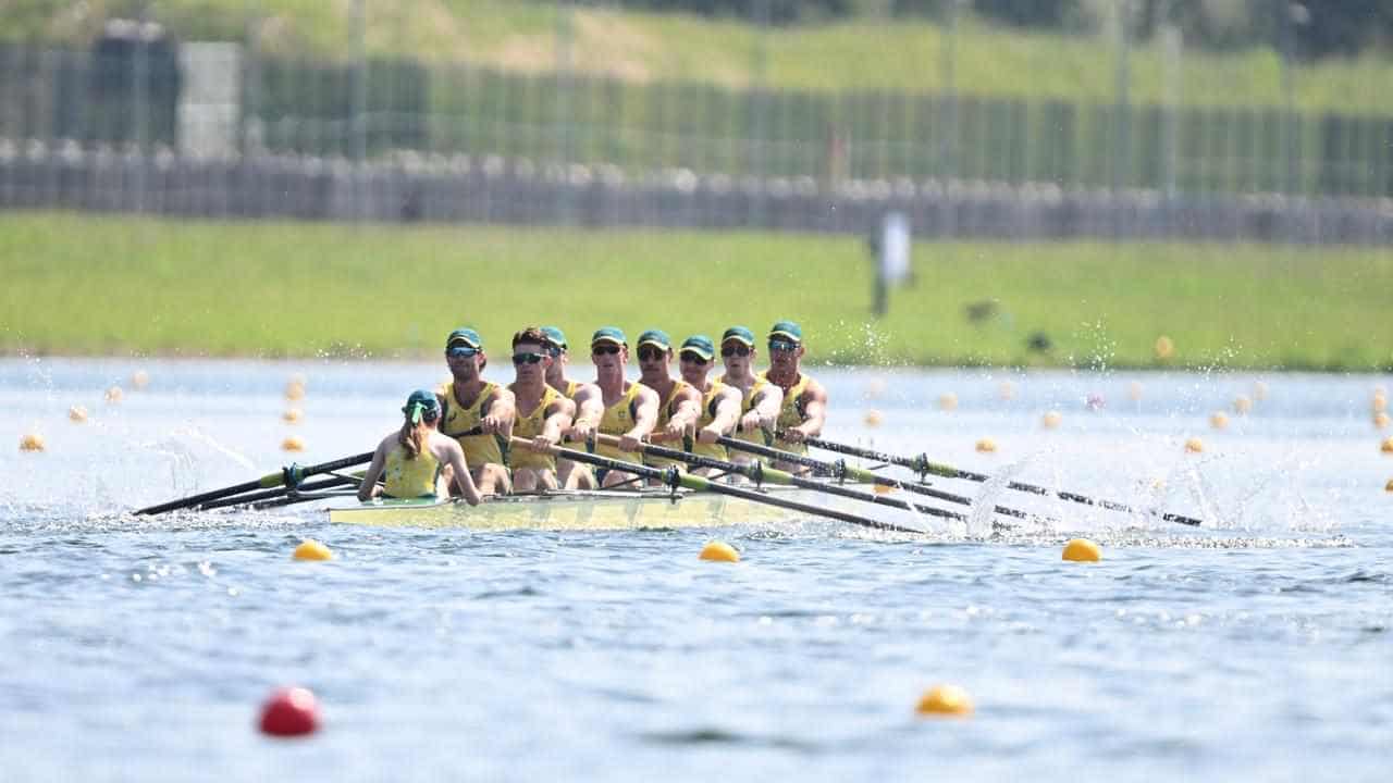 Australian eight face tough test to secure first gold