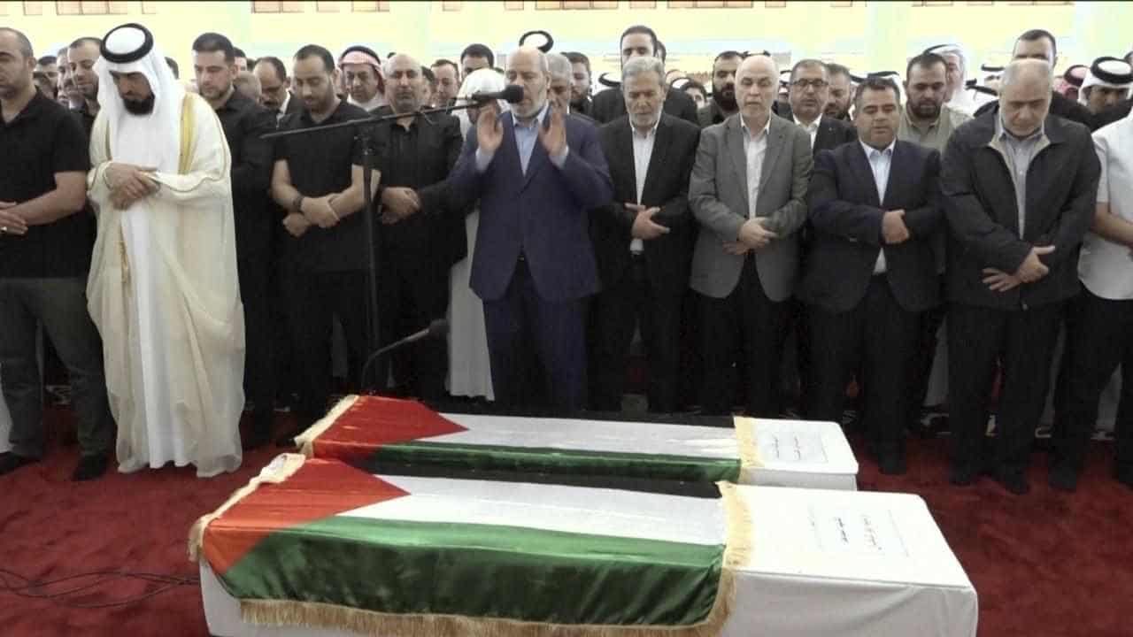 Funeral for slain Hamas leader held in Qatar