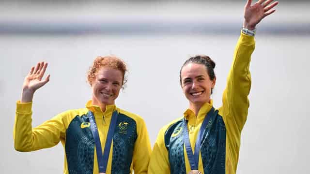 Australian women's pair join elite group with bronze