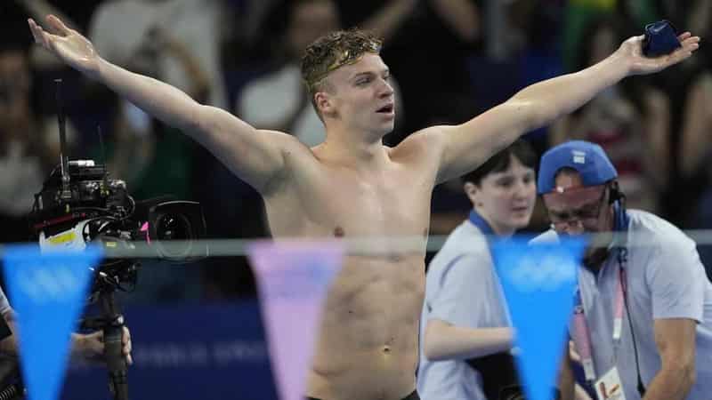 Home hero Marchand snatches fourth swim gold in Paris