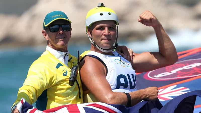 Australian windsurfer Morris snags silver medal