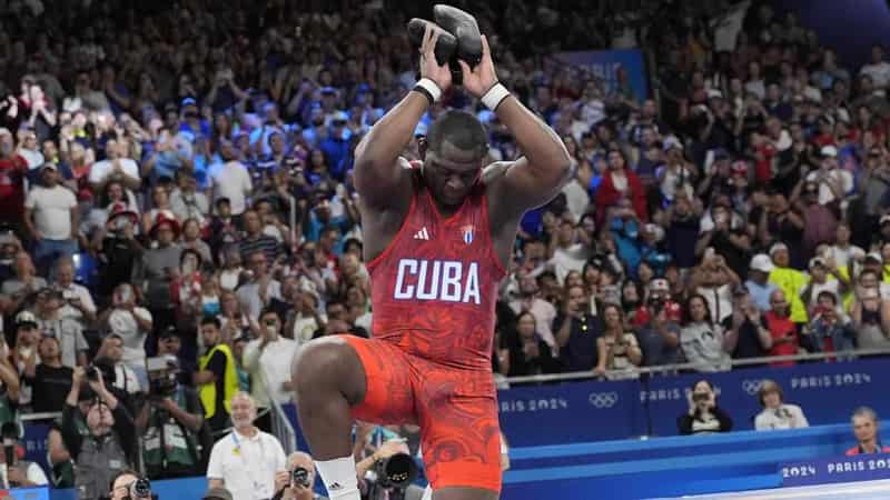 Cuba's Lopez bags record fifth-straight wrestling gold