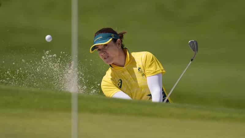 Hannah Green roars into medal picture in Olympic golf