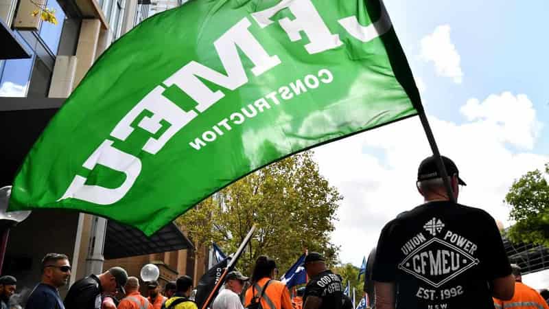 CFMEU crackdown laws lodged as calls mount to go harder