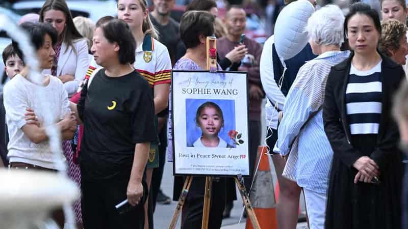 'Gutted': hundreds gather at vigil for little Sophie