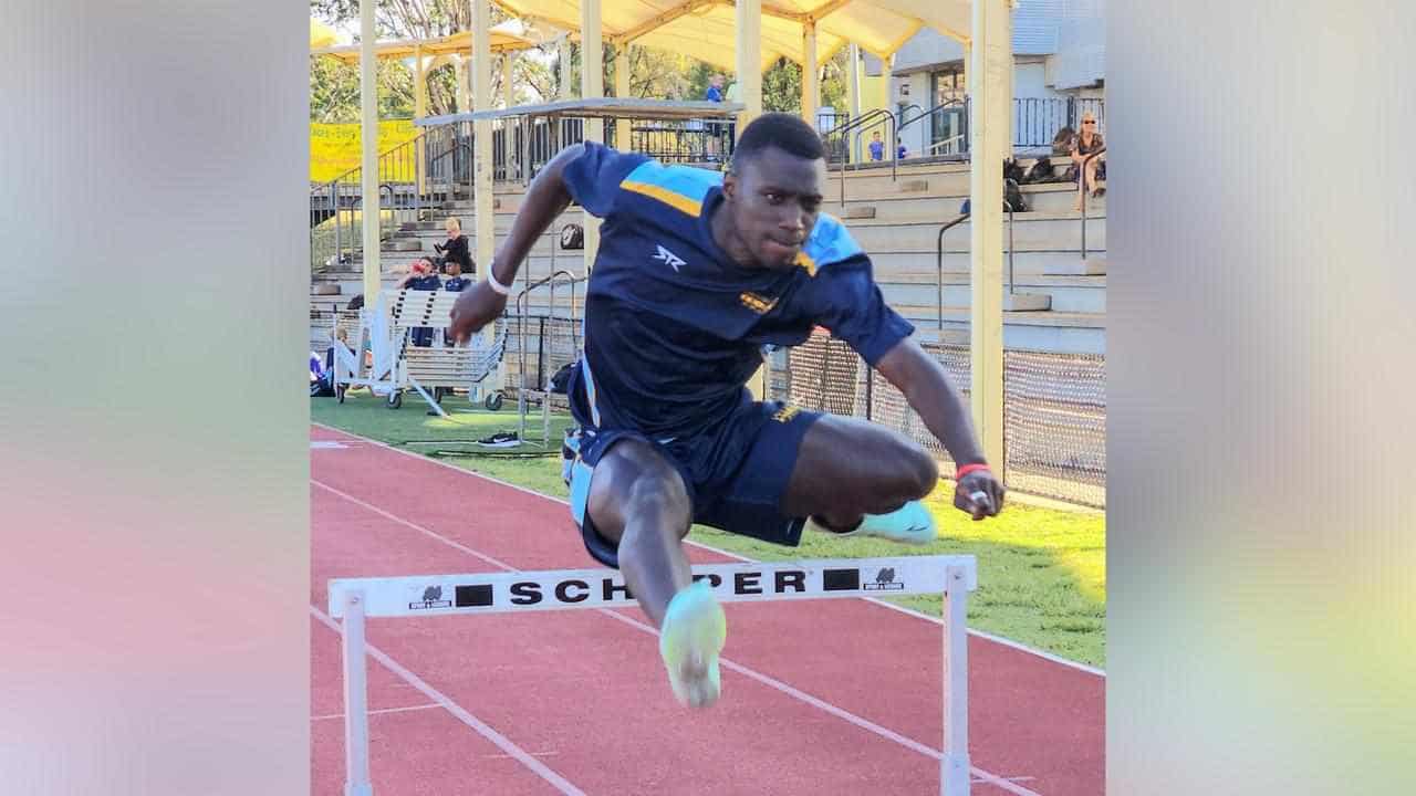 Sprinter leaps to world stage after love at first sight