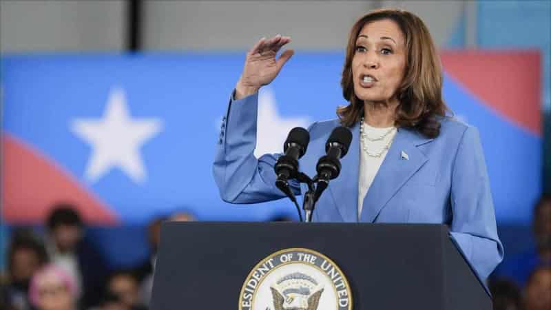 Harris vows to tackle costs, build houses, lower taxes