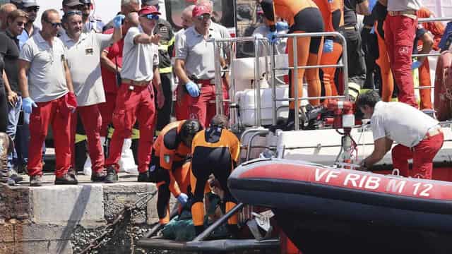 Last body from sunken superyacht recovered off Sicily