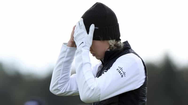 Nelly Korda slips in hunt for British Open triumph