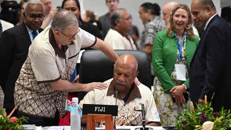 No, Fiji's PM not taken ill at Pacific Islands Forum