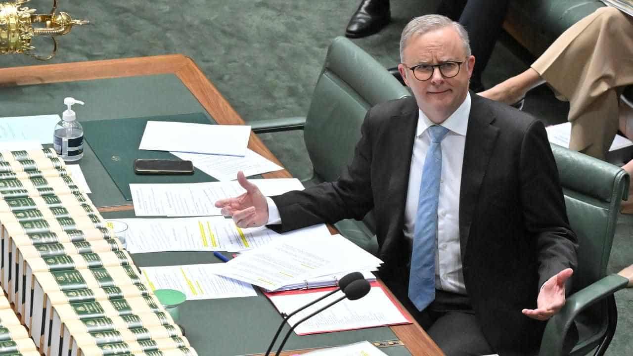 Albanese's approval rating slides in Newspoll