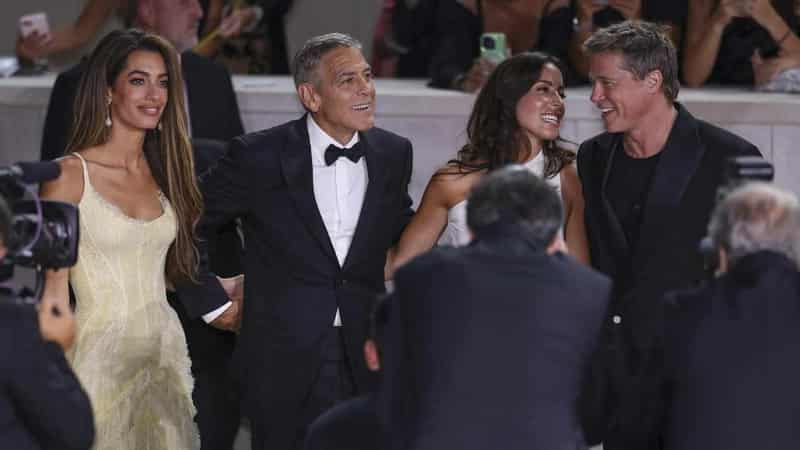 Venice Film Festival welcomes Pitt and Clooney