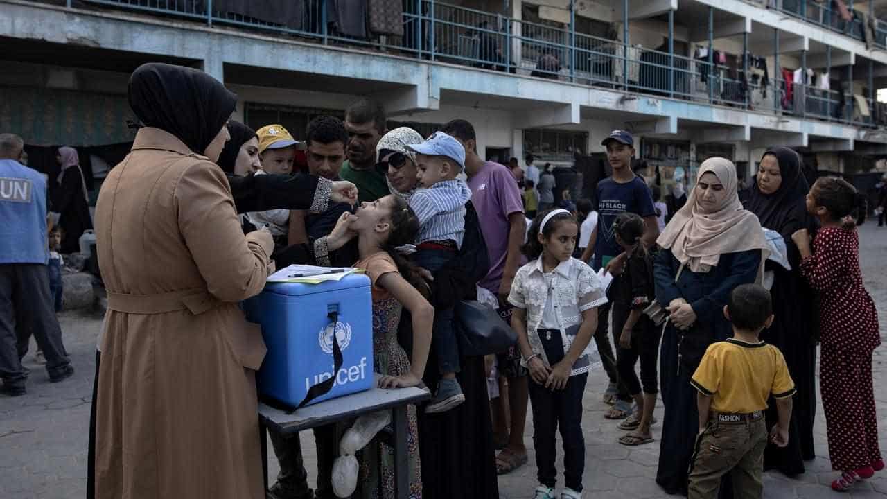 Next stage of Gaza polio campaign begins as war goes on