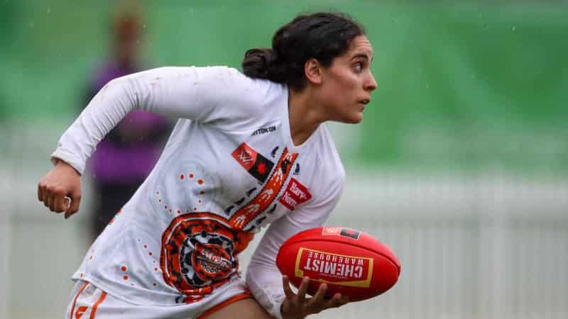 From fake name to AFLW milestone for GWS star Zreika