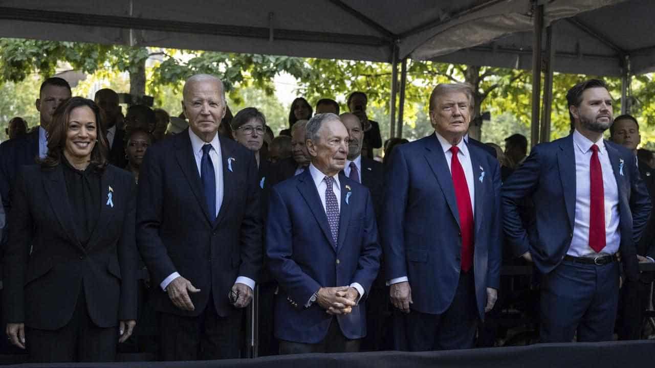 Biden, Harris, Trump and Vance visit September 11 sites