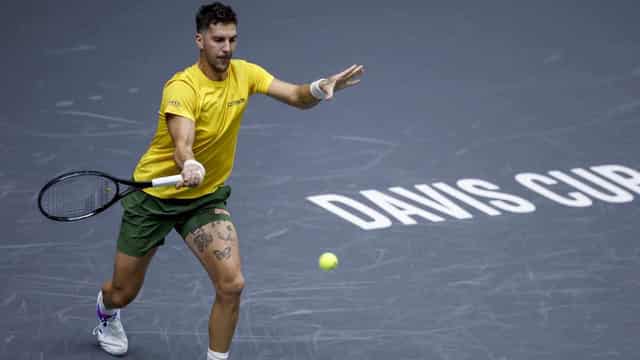 'Perfect day' as Aussies power towards Davis Cup finals