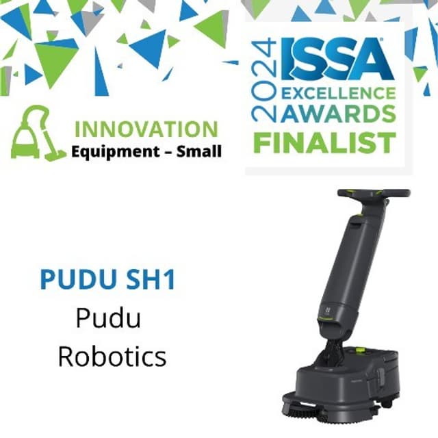 Pudu Robotics' PUDU SH1 Named Finalist in ISSA Excellence Awards 2024 Small Equipment Innovation