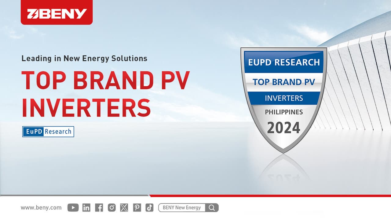 Beny Receives Top Brand PV 2024 Award for Inverters by EUPD Research