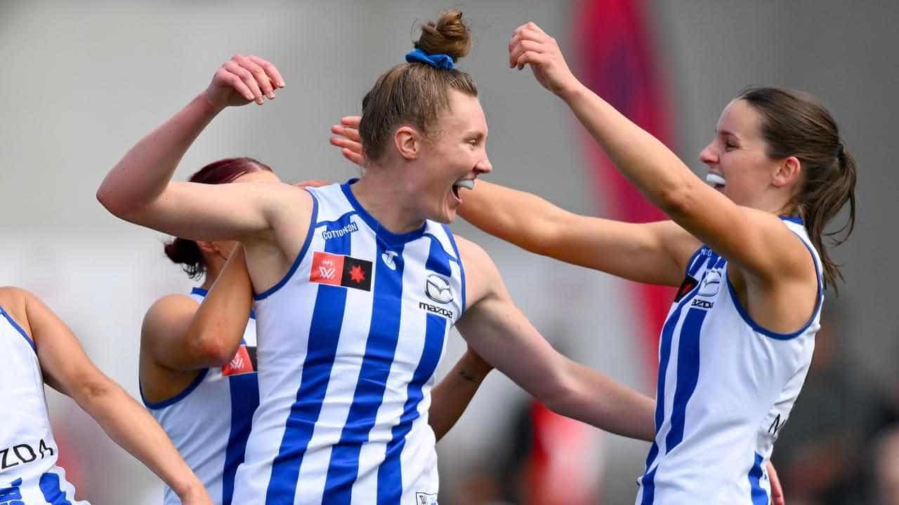 Kangaroos crush Blues in record 69-point AFLW win