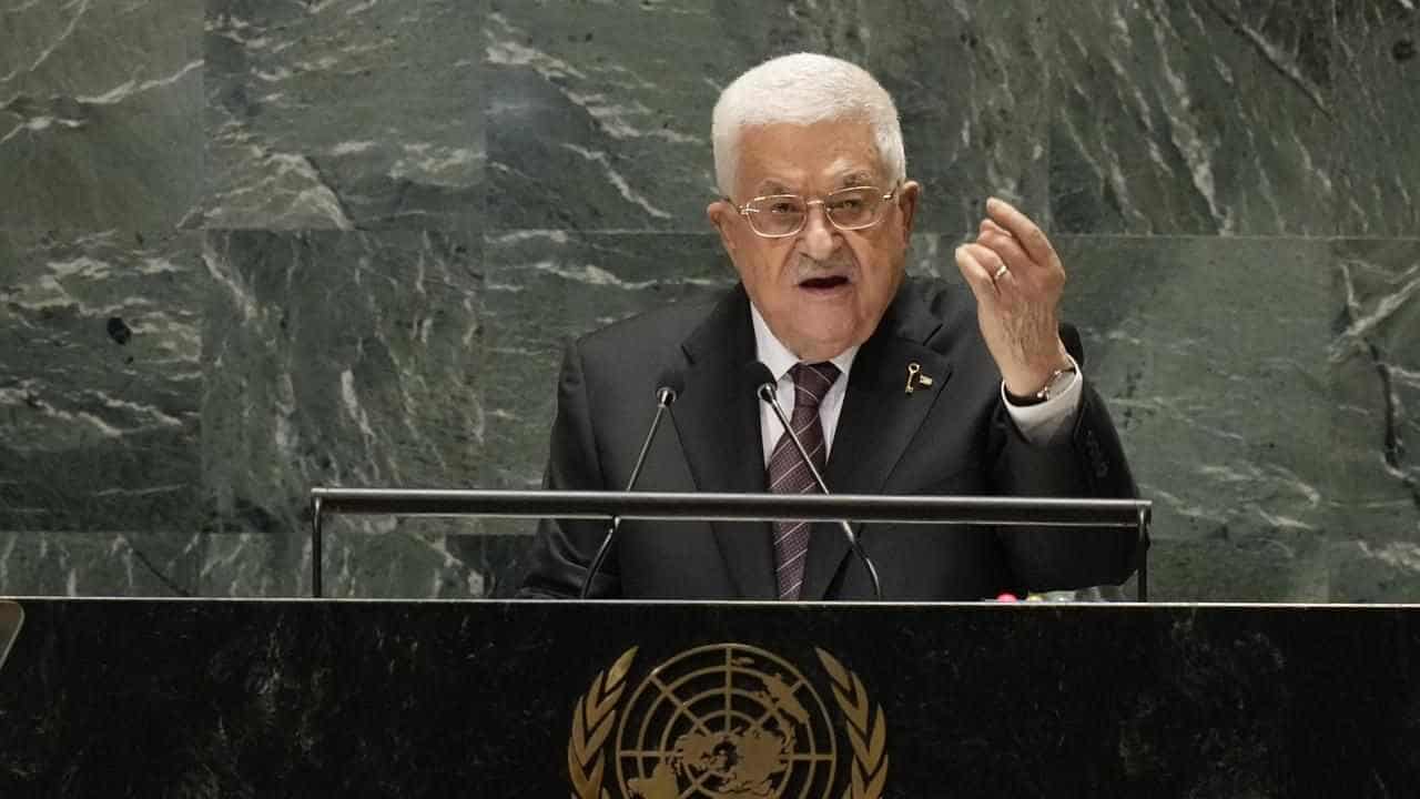 Palestinian President Abbas urges UN to stop Gaza war