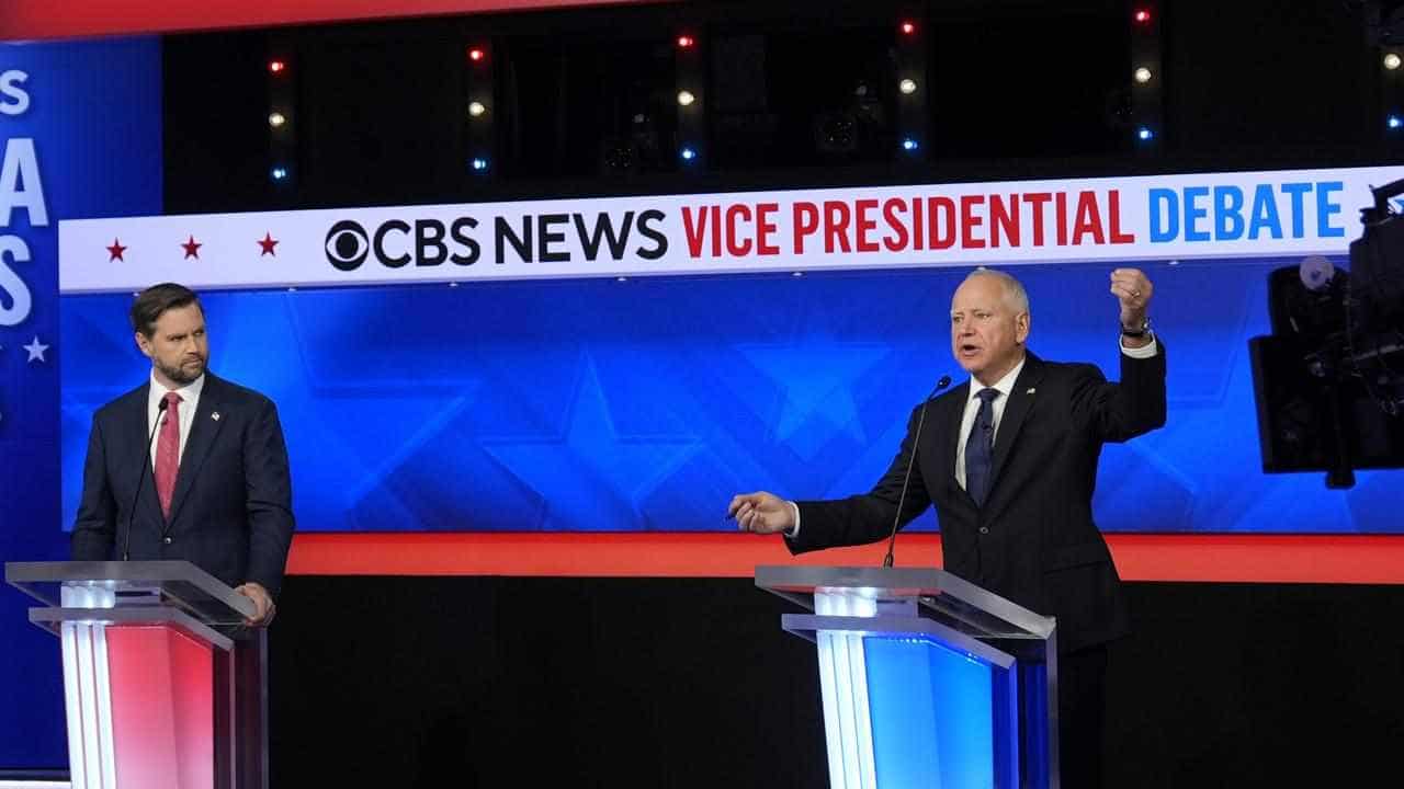 Walz, Vance clash politely at US vice president debate