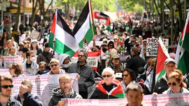 Defiant pro-Palestine supporters vow to keep rallying