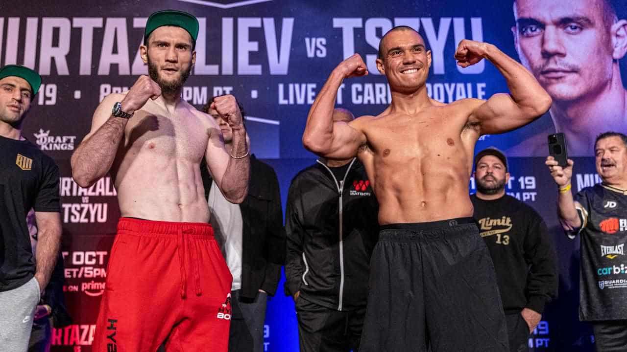 Tszyu lands psychological blow at world title weigh-in