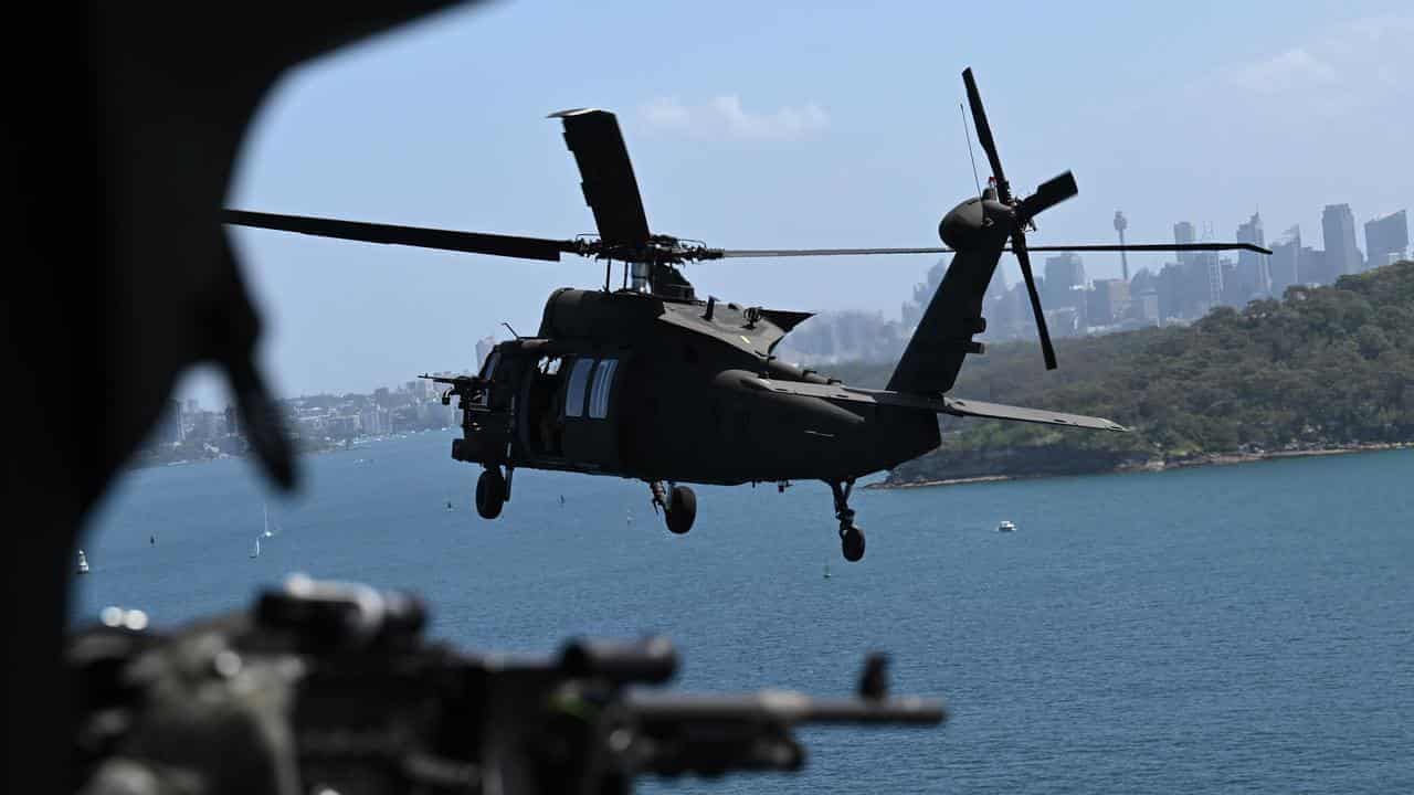 Black Hawks swoop in show of new aerial capability