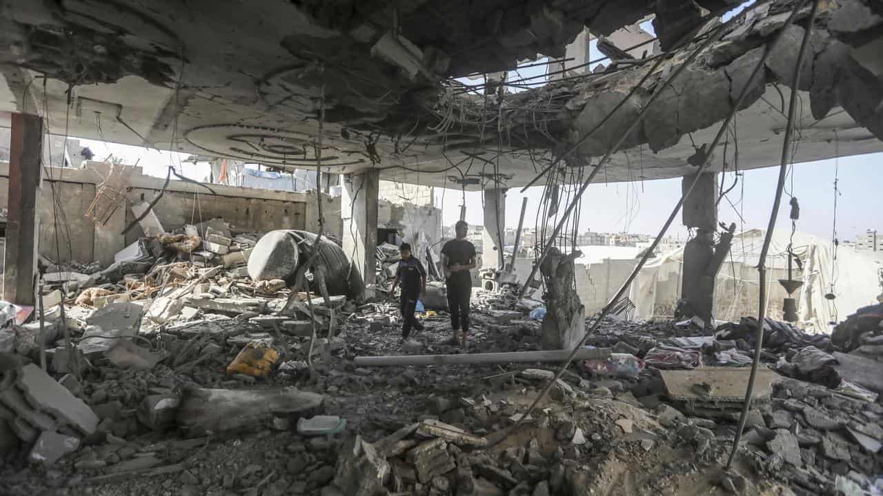 Israeli strike kills at least 93 in north Gaza building