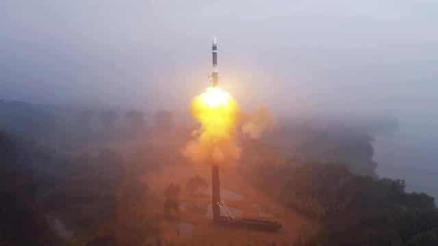 N.Korea in record test of new ballistic missile