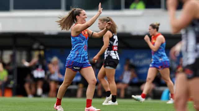 Demons maul Magpies, but miss out on AFLW finals spot