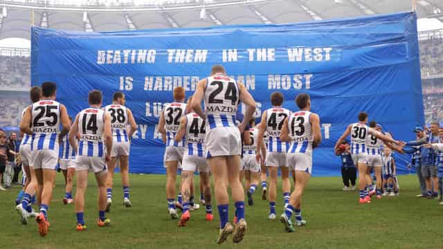 North Melbourne lock in deal for 'home' games in WA