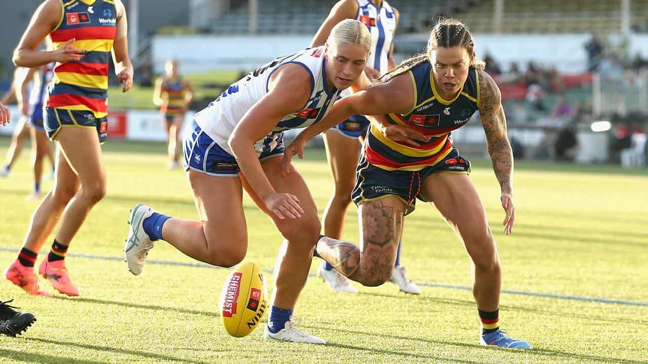 Crows star Hatchard overcomes illness for AFLW finals