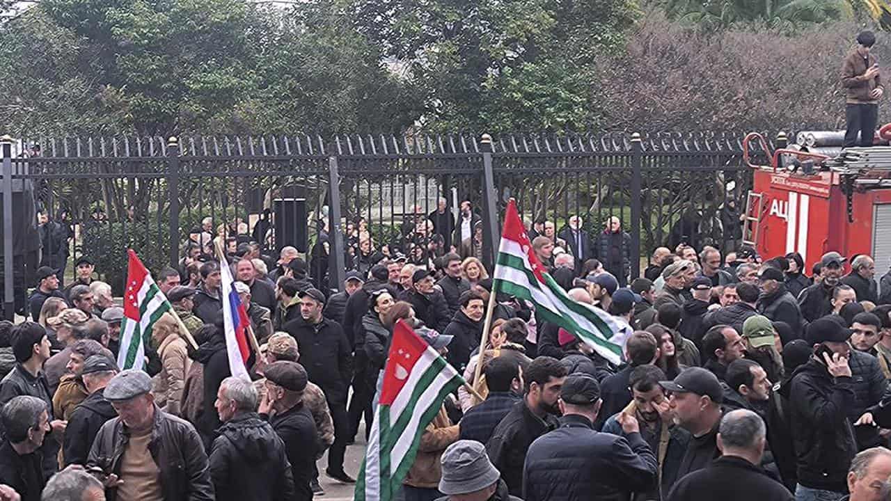 Tensions flare in Georgia's separatist Abkhazia region