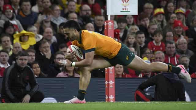 Faessler and Wright hat-tricks as Wallabies rout Wales