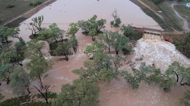 Town struck by flash flooding after sudden deluge