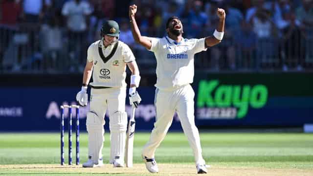 Bumrah stuns Australia in chaotic start to Perth Test