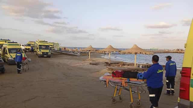 Sixteen missing as tourist yacht sinks off Egypt