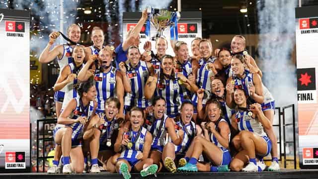 Roos cruise past Lions into AFLW history books