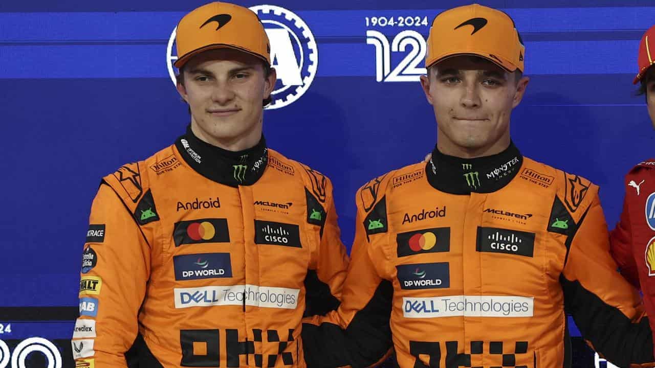 Norris pips Piastri for pole in McLaren's Abu Dhabi 1-2