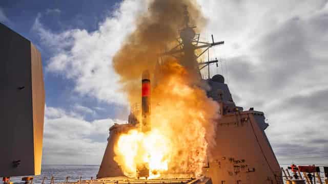 'History' hailed as navy test fires 2500km missile