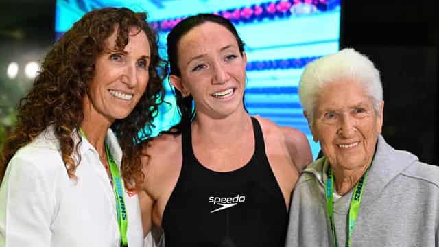 Aussie swimmer Pallister's message to godmother Fraser